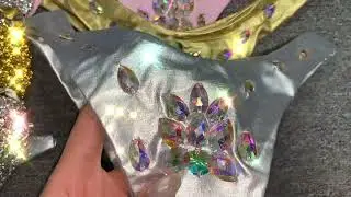 Luxury Diamond Two Piece Samba Dance Costume Supplier