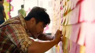 A sticky note commercial