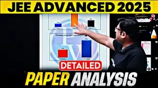 🤯Maths Was Tough..⁉️ JEE Advance Detailed Paper Analysis By Ashish Sir ⚡