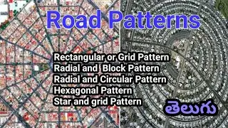 Road Patterns #Transportation Engineering #Myna civil Academy