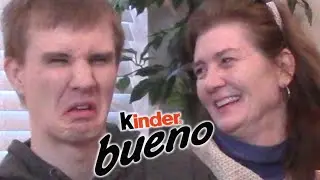 Mama Monkey and I try the new Kinder Bueno candy bar