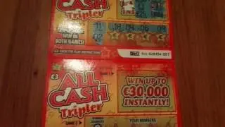 All Cash Tripler - two tickets - #205