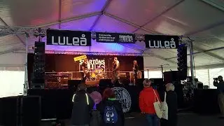 Lulea Sweden. Лулео First Revival (live concert) Lule&aring; city.