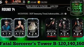 Fatal Sorcerer&rsquo;s Tower Boss Battle 160 & 120,140 Fight + Reward MK Mobile