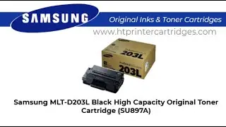 Samsung MLT D203L Black High Capacity Original Toner Cartridge SU897A