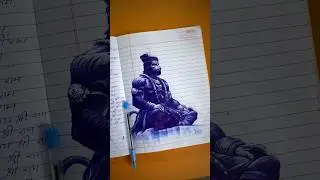 Hanuman Jii Normal Pen Drawing 😲🔥 || #viralshorts #hanuman #drawing #art  #ytshorts #shortsfeed