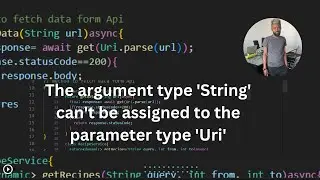 The argument type 'String' can't be assigned to the parameter type 'Uri'