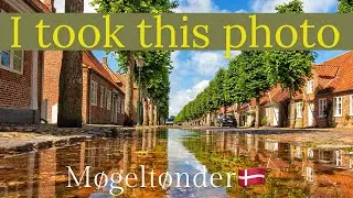 A STUNNING reflection in a puddle