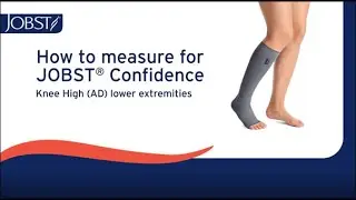 JOBST® Confidence compression garment measuring knee high | JOBST UK