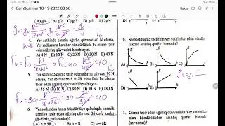 Ağırlıq qüvvəsi.Ümumdünya cazibə qanunu. GÜVƏN NƏŞRİYYATI.TEST B.