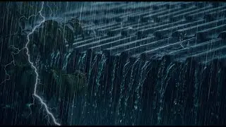 No Ads Rain Sounds for Sleeping - ASMR Heavy Rain Sounds for Deep Sleep and Anxiety Relief
