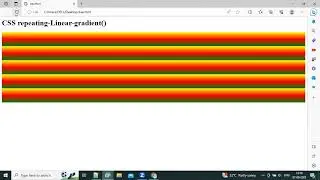 CSS repeating-linear-gradient() Function