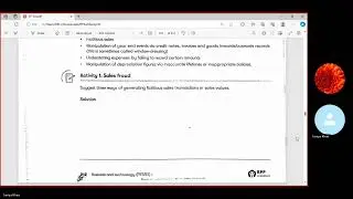 Identifying and preventing fraud acca vid 1BT