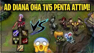 AKILLARA ZARAR PENTA !! AD DİANA İLE 1V5 PENTA ATTIM !! 44 KİLL !! DİANA VS ZED | Og&uuml;n Demirci