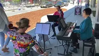 Too Hot To Handel at the 2023 ANBC Braddon Busking Festival