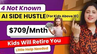 4 AI Side Hustles For Kids|| Y| Make Money Online 2025