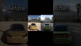 The before and after tuning  my BMW F82 m4 #froza #frozahorizon#shorts #bmwm4 #forzahorizon5 #bmw