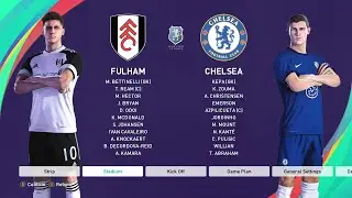 PES 2021 Gameplay : Fulham VS Chelsea (2-0) Professional Level