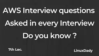 DevOps interview question | AWS interview question