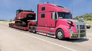  Heavy Equipment Delivery | Pelletizer Transport from Pueblo to Farmington | Scenic Trucking Journey