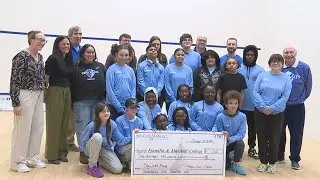 Serving success: F&M&rsquo;s Squash Aces empower local youth