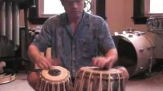 Tabla solo in 10-beat Sultal, played by Jerry Leake