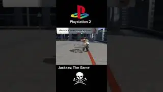 Jackass💀 💀  💀 #shorts #playstation  #jackass #funny #videogames