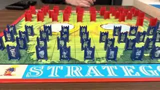 Playing Stratego full game classic 1977 board game fun relaxing video calm meditate ambient sounds