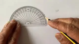 How to use a protractor to draw angles