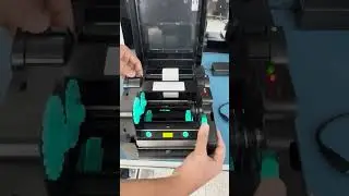 Tutorial - Paper loading and blank test prints. #TVSElectronics #LabelPrinter #tutorial #barcode