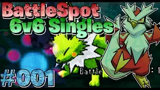 Pokemon X and Y Wifi Battle (Live FaceCam) - BattleSpot Singles #001 - An Exciting Start!