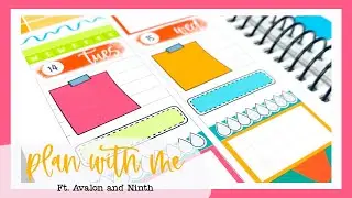 Plan With Me | A&N Weeks | Ft. Avalon and Ninth