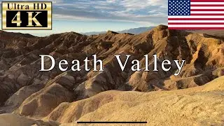 🇺🇸Death Valley Walk 4K 60fps - Zabriskie Point -