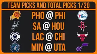 NBA Picks Today 1/20/26 NBA Picks and Predictions NBA Bets Today