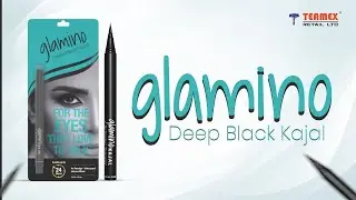 Introducing Glamino Deep Black Kajal | Intense Black &bull; Smudge-Proof &bull; Waterproof