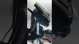 LaZer27 LED, - маска Самурая с Дредами. Cyberpunk cosplay