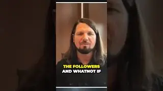 AJ STYLES 💯 on why he will NEVER🚫 go to AEW👎