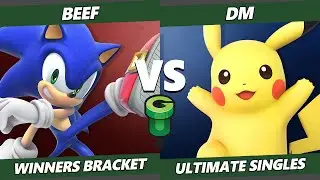 Game Underground - Beef (Sonic) Vs. DM (Pikachu) SSBU Ultimate Tournament