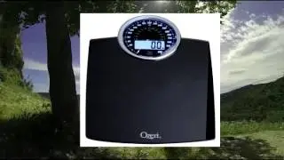 Ozeri ZB19 Rev Digital Bathroom Scale with Electro-Mechanical Weight Dial Black
