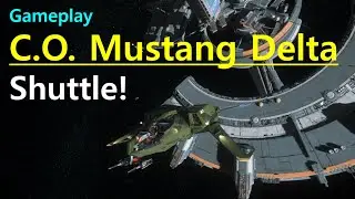 #30 C.O. MUSTANG DELTA Shuttle to IAE 2951 MICROTECH - Star Citizen Gameplay
