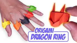 Origami Dragon Rings || How to make paper Dragon Rings