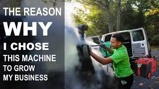 Optima Steamer - Dry Steam Machine for Industrial cleaning and car wash /detailing