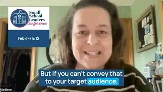 Madison Carr, School Marketing Industry Trends, Small School Leaders Conference