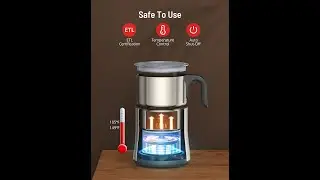 Detachable 4-in-1 Milk Frother and Steamer - PARIS RH&Ocirc;NE 500ml Hot Chocolate Maker