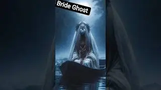 Ghost Bride Of The Moonlight Lake ! Glowing Eyes Scary !#ghostbride #haunted #creepy #scary #shorts