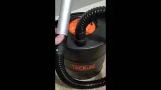 Tacklife Ash Vacuum 5 Gallon 800W Fireplace Vacuum Review, Works amazing on my pellet smoker