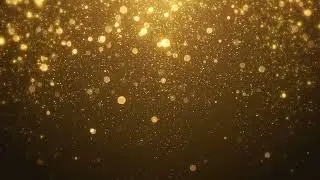 Enchanting Golden Particles Background Animation - 1 Hour - 100% Free Stock Footage
