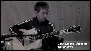 John Legend - All of Me - Fingerstyle guitar cover by Karl Gade