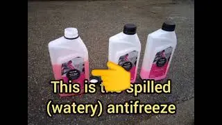 Coolant replacement from above. 2007 VW Golf 1.9 TDI Universal