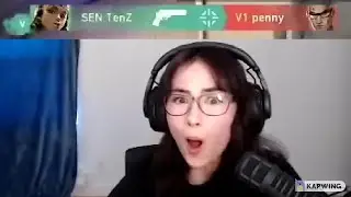 Kyedae reacts to TenZ 30hp ace in sen vs v1 | sentinels vs version1 |sen tenz ace
